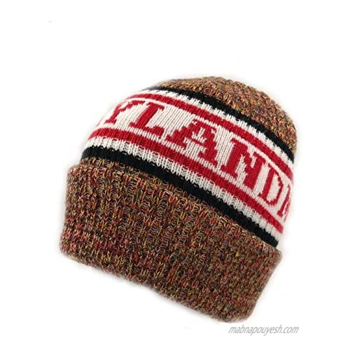 Maryland Flag Colors - Beanie Cap with Cuff
