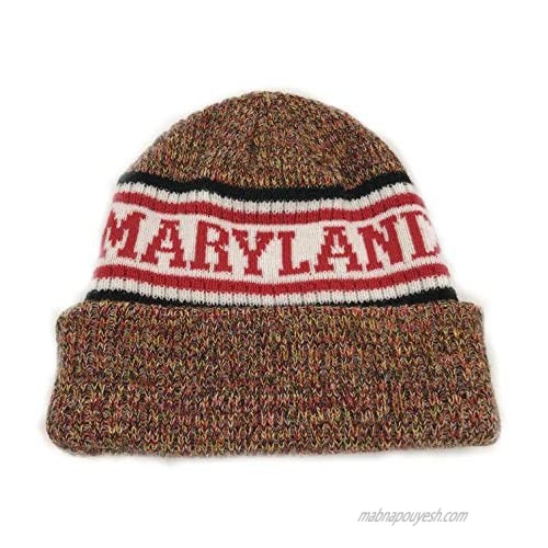 Maryland Flag Colors - Beanie Cap with Cuff