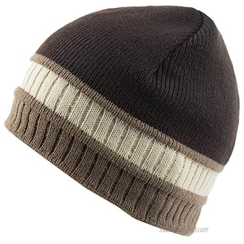 Shinenut Winter Beanie Skull Cap Fleece Lined Knitting Hat for Men Women