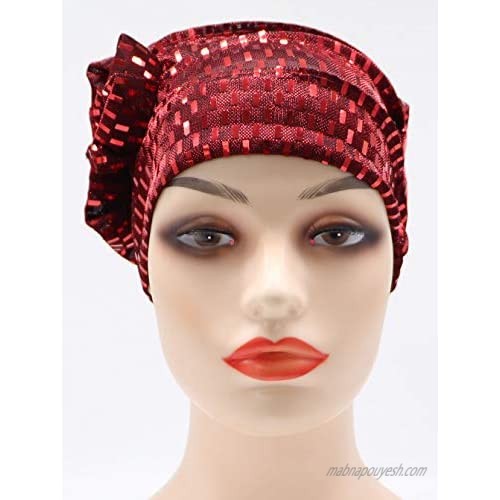 Antjoint Turban Headwear Chemo Cancer Sleep Cap Hat Beanie Headwrap Flower Muslim Indian Hair Cover Wrap
