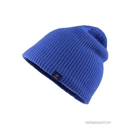 Croogo Cuffed Rib Knit Watch Hat Cotton Fisherman Beanie Hat for Mem Women Short Cuff Knitted Hat Winter Warm Skullcap