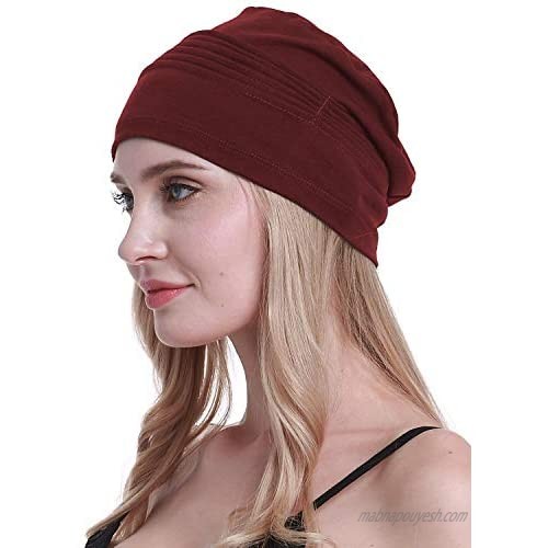 osvyo Cotton Chemo Headwear Hats Soft Caps for Women Hairloss - Cancer Beanies Turban Sealed Packaging