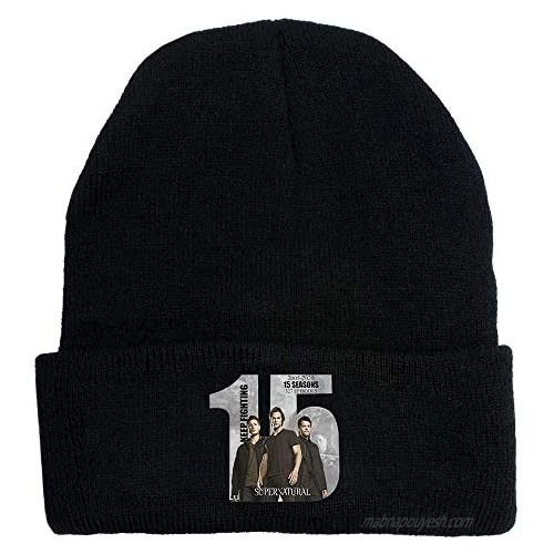 QUEBEAR 15 Years of Supernatural Knitted hat Winter Warm Cover hat for Men and Women