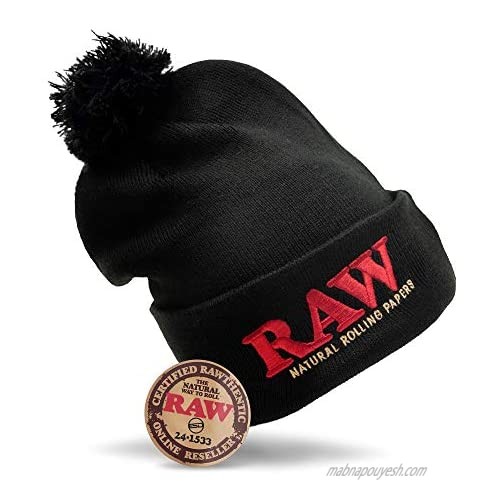 RAW Knit Beanie Hat for Men Women |