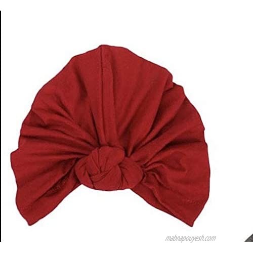 Women Turban Pre Tied Top Knot Flower Decor Head wrap Hair Accessories