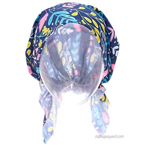 YJDS Womens Scarf Cap Slip-On Pre-Tied for Chemo Cancer Hair Loss