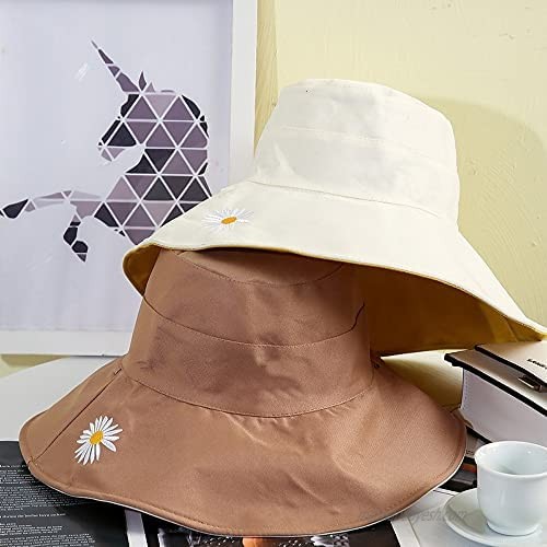 ABUDDER 3 Pieces Women Sun Hats UV Protection Beach Cap for Outdoor Sports