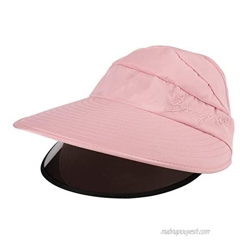 Ayliss Sun Visor Hats Women Summer Outdoor UV Fishing Hat Baseball Cap Wide Brim Beach Hiking Sports Detachable