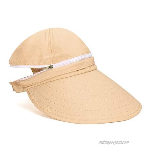 Bucket Hats Sun hat Cotton Summer Beach Fisherman Cap Trendy Lightweight Outdoor UPF 50+ UV Packable for Women