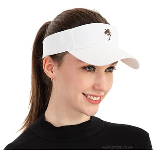 GuanGu Sun Visor Hat for Women  Wide Brim Beach Hats for Women Golf Hat for Summer  Sun Protection  Outdoors