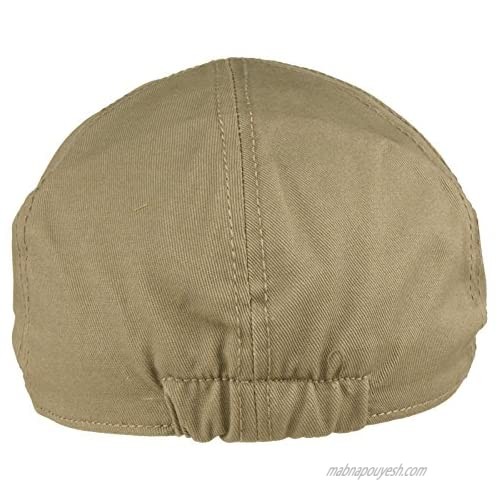 Men's 100% Cotton Duck Bill Flat Golf Ivy Driver Visor Sun Cap Hat