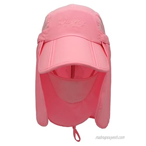 QingFangUPF 50+ Multi-Purpose Sun-Proof Wide-Brimmed Sun hat 360-degree UV Protection