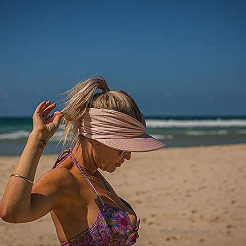 Women Sport Sun Visor Hats Empty Top Baseball Sun Cap Womens Sunhats with uv Protection Sun Hats for Young Girls Women Beach