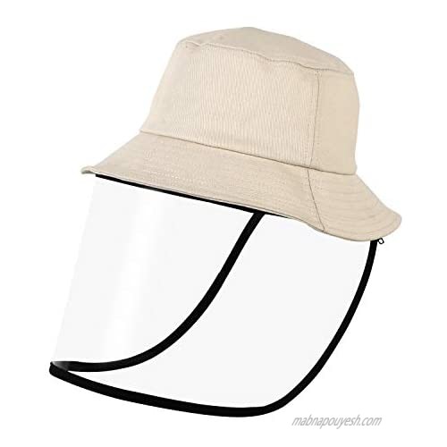 Women Sun Hats with Face Visor Bucket Hats for Women Wide Brim Sun Hats for Women UV Protection