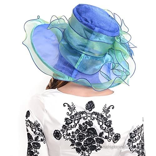Womens Church Dress Derby Wedding Floral Tea Party Hat Ss-035