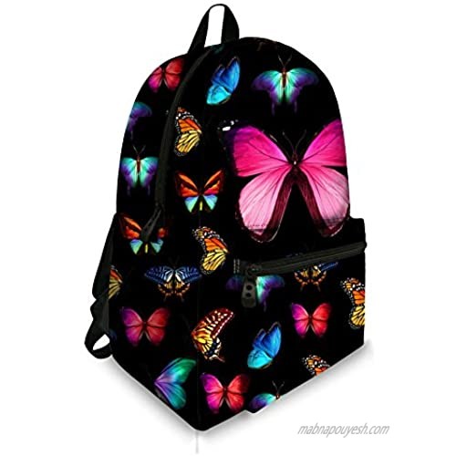 Butterfly School Bag Rucksack Backpack