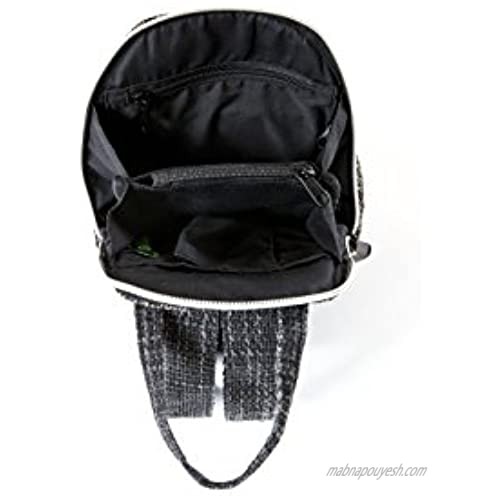 Dime Bags Club Kid Mini Backpack | Stylish Mini Hemp Backpack with Secret Pocket (Concrete)