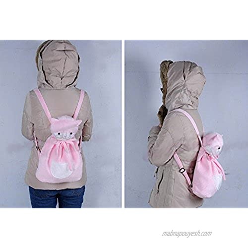 GK-O Anime Danganronpa Nanami Chiaki Plush Cat Backpack Cosplay Bag