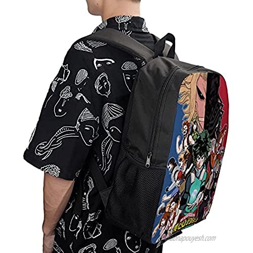 Japanese Anime School Backpack My Hero Academia Backpack For Elementary School Cartoon Book Bag?17inch Bag.