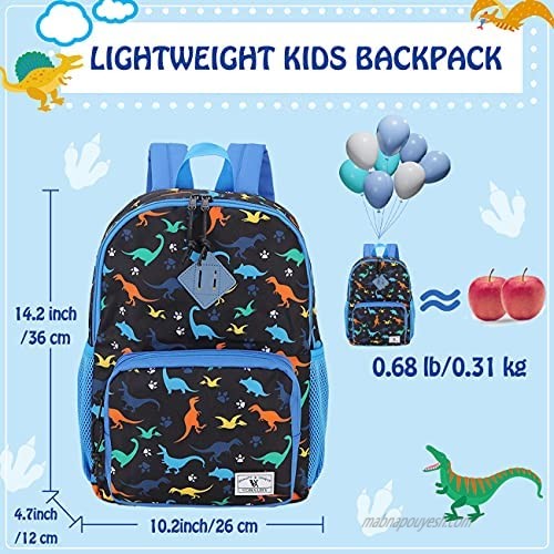 Kids Backpack Cute Preschool Toddler Schoolbag for Boys Girls with Chest Strap