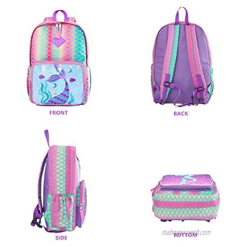 Magic Reversible Sequin School Bag Lightweight Pre-School Backpack for for Kindergarten or Elementary