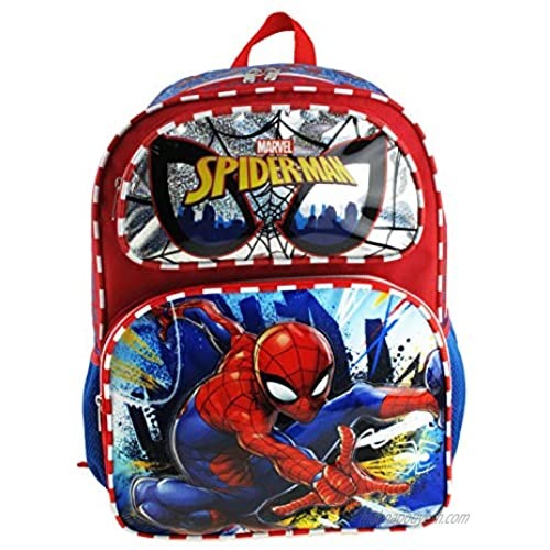Marvel - Spider-Man Deluxe 16 Inch Large Backpack and Lunch Box Set - Perfect Swing