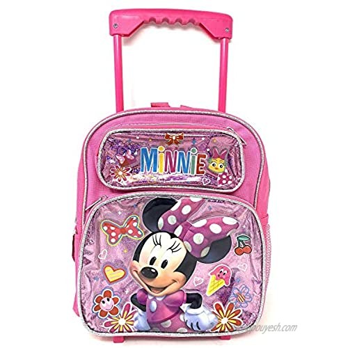 Minnie Mouse 12" Small Toddler Rolling School Backpack - 16163