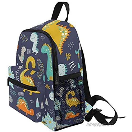 OREZI Dinosaur Pattern Kids Backpack Toddler Schoolbag Preschool Bag Travel Bacpack for Little Boy Girl