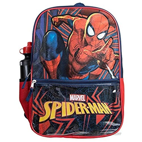 Spiderman Comic Book Superhero 5-Piece Backpack Set