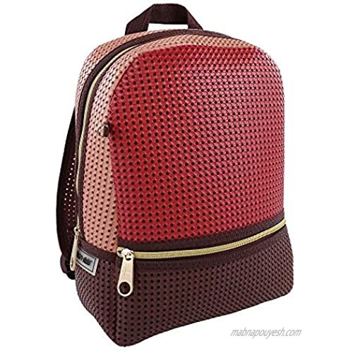 Uber Cool ‘Starter’ Backpack for Kids — Cute Super Lightweight & Easy To Clean — The Best Toddler Backpack for Preschool Boys & Girls — Customize It Yourself Create Express Empower! — Berry Red