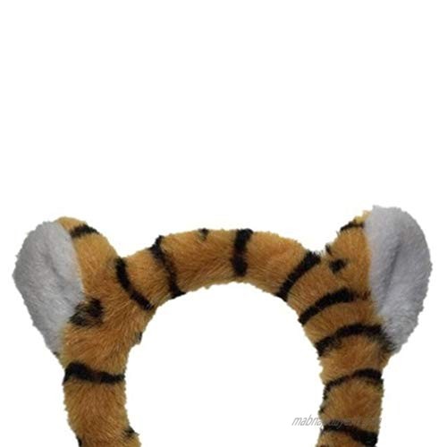 Beaupretty Animal Ears Headband Tiger Ear Hair Hoop Hairband Kids Cloth Tiger Headband for Halloween Costume Party