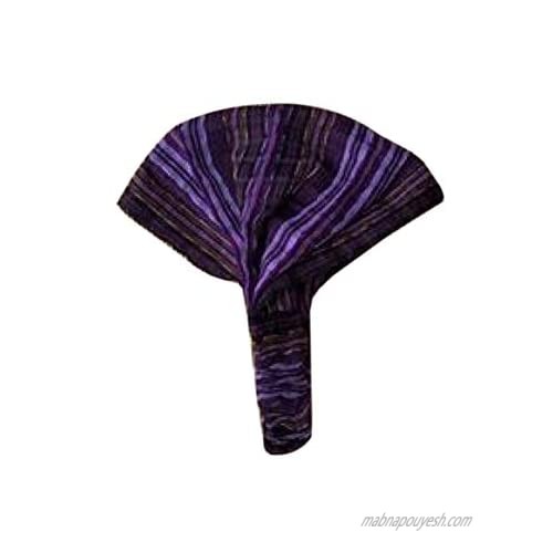 Inspirit Arts Medium Size Extra Loose Headband Handwoven No-Slip Purple