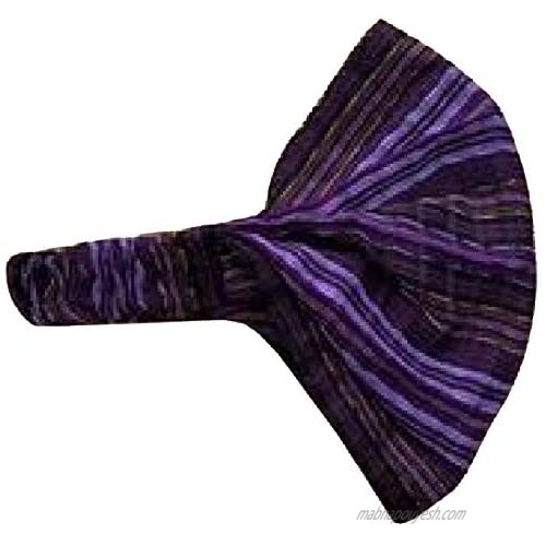 Inspirit Arts Medium Size Extra Loose Headband Handwoven No-Slip Purple