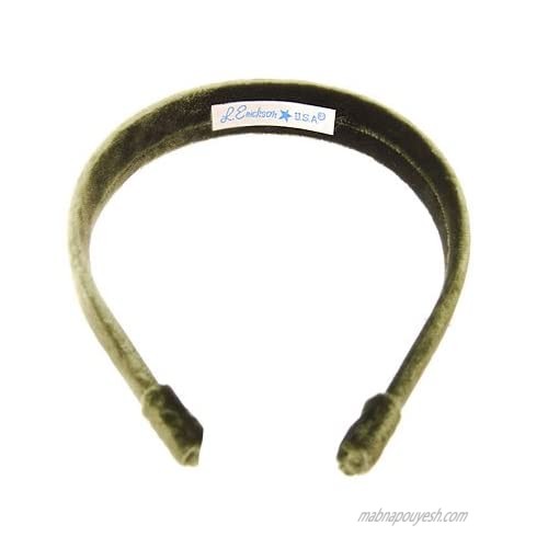 L. Erickson USA 1 Ultracomfort Headband - Silk Velvet Holly