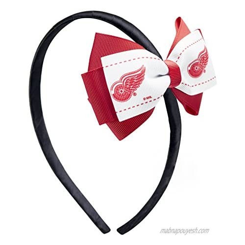 NHL Detroit Red Wings 2-Tone Bow Hairband