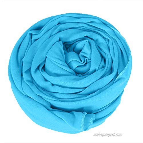 Novarena 30 Solid Colors Soft Stretch Headwraps Headband Long Hair Head Wrap Scarf Turban Tie Jersey Knit African head wraps