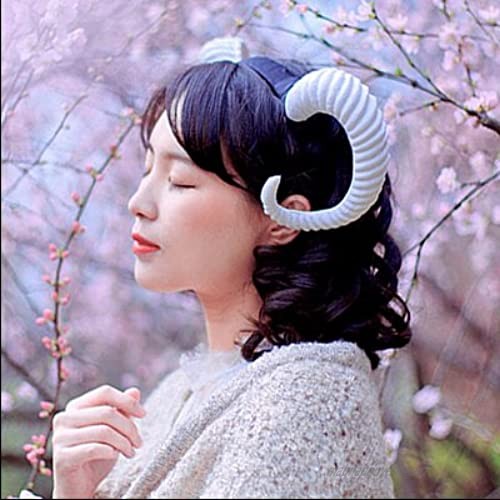 Qhome Gothic Sheep Horn Punk Headband Forest Animal Photography Cosplay Photo Props Steampunk Hair Accessory