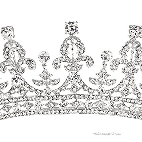 Wiipu Wedding Headband Tiara Prom Pageant Bridal Hair Jewelry Crown(N434)