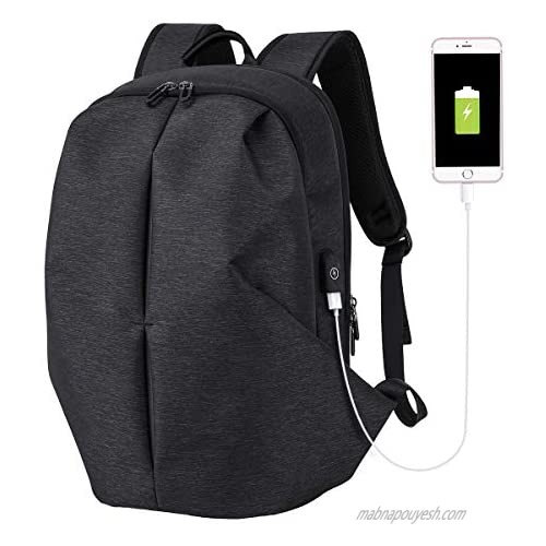 17 Inch Laptop Backpack Large Travel Bag with USB Charging Port and Earphone Hole for Travel/Business/College/Women/Men