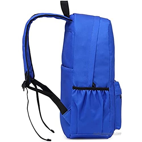 Backpack Unisex Travel Laptop Durable Multifunctional Casual Shoulders Bag School Bag For Men Women Children Kids (Blue)