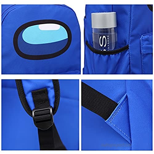 Backpack Unisex Travel Laptop Durable Multifunctional Casual Shoulders Bag School Bag For Men Women Children Kids (Blue)
