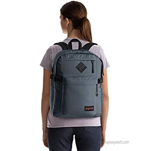 JanSport Main Campus Student Backpack - School Travel or Work Bookbag with 15-Inch Laptop Compartment Dark Slate