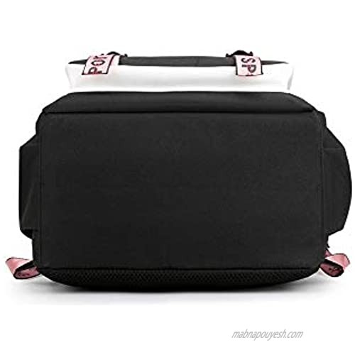 KEBEIXUAN Backpack for Girls Kids Bookbag usb Backpack Suitable as Girls School Bags Girls Laptop Bag (Black)