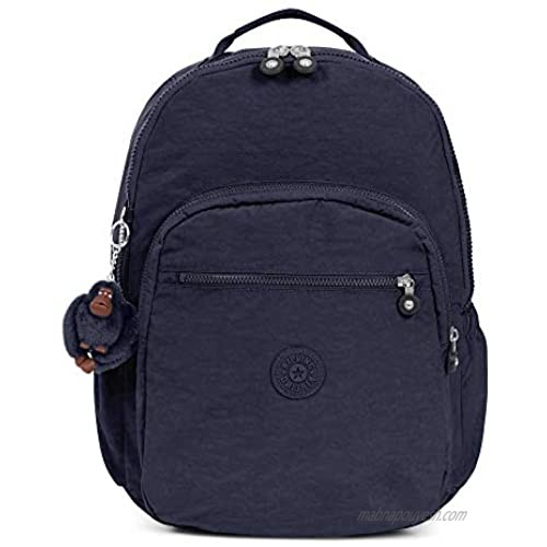 Kipling Seoul Go Extra Large Laptop Backpack True Blue Tonal