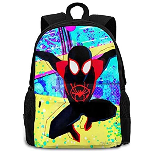 Miles Morales Spiderverse Backpack Travel School Laptop Backpack For Boys Girls College Students Suitable Teenagers  Adults
