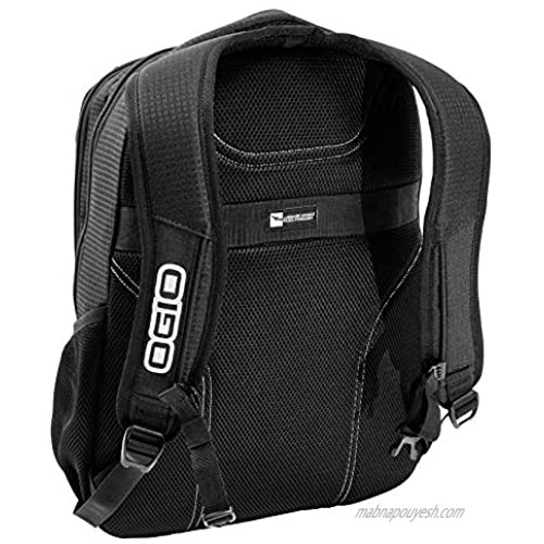 OGIO 411069.03 Black/Silver Excelsior Carry-On Commuter Backpack