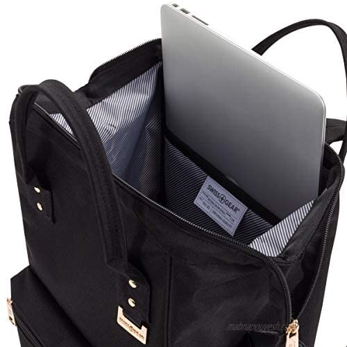 SWISSGEAR 3576 Artz Vintage Laptop Backpack (Large Black)