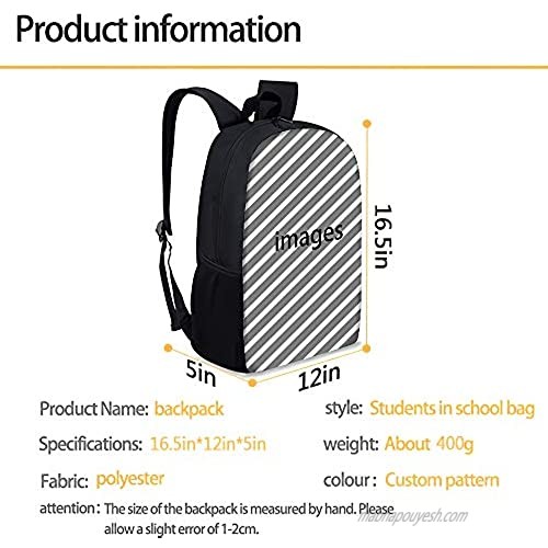Teens Backpack Travel Bags Laptop Backpacks Cartoon Bag -1