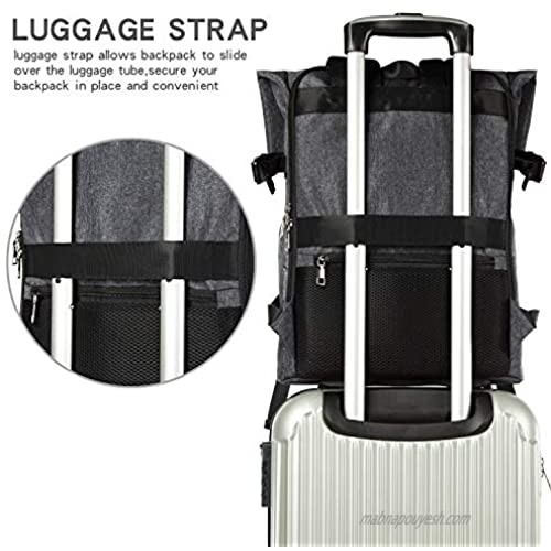 Travel Laptop Backpack Slim Anti-theft Business Backpack Water-Resistant Laptop Backpack For Men&Women College Students Backpack