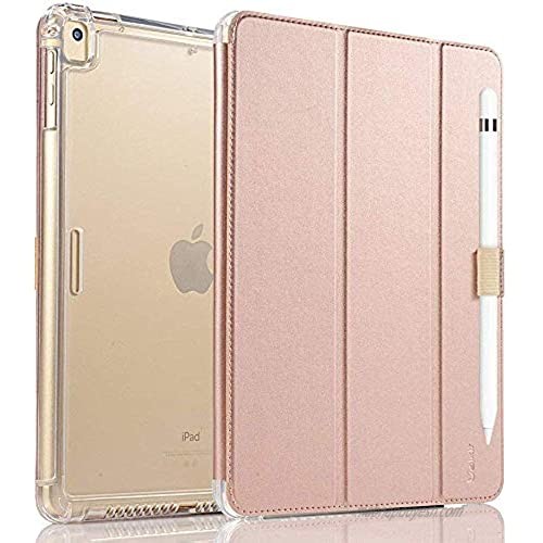 Valkit iPad Mini 5th Generation 2019 Case  iPad Mini 4 Case Shockproof Protective Smart Folio Stand Protective Heavy Duty Rugged Impact Resistant Armor Cover[with Auto Sleep/Wake]  Rose Gold